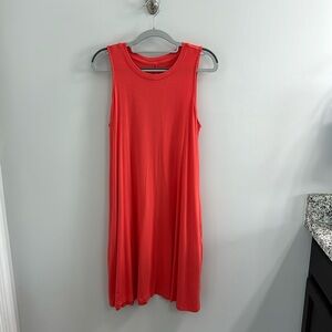 Time and Tru Salmon Dress with Pockets